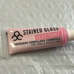 OCC lip tar stained gloss Hedonist (intense pink) New 0.08 TEST TUBE MINI
